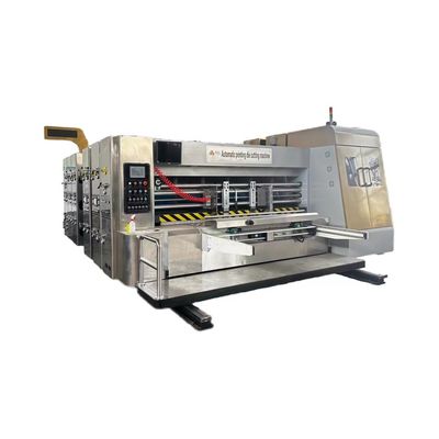1-6 Colori Cartone ondulato Pizza Box Stampa Slotting Matrice di taglio Macchina di imballaggio