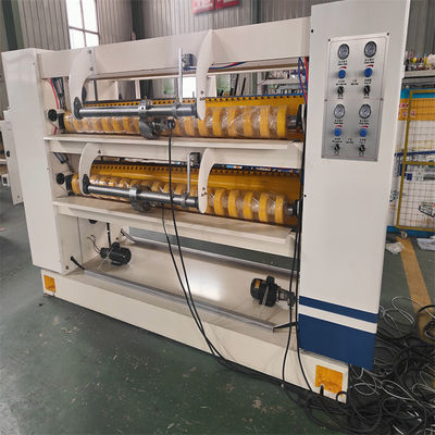 NC Cut Off Double Layer Helical Cross Cutter Machine per il taglio di cartone ondulato