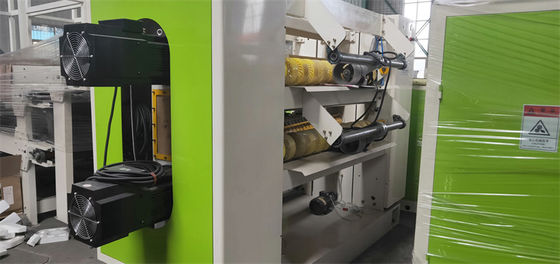 Liheng Nc Cut Off Machine con doppio tagliatore a croce elicoidale per linea di corrugatore a 3 strati