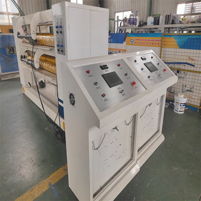 Liheng Nc Cut Off Machine con doppio tagliatore a croce elicoidale per linea di corrugatore a 3 strati