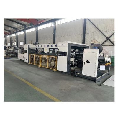 Stampatrice flessibile ad alta velocità slotter die cutter line folder glueer per la macchina a scatola ondulata