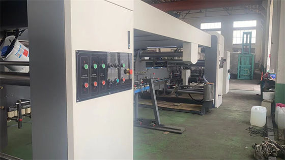 5500 KG Stampante flessibile automatico Slotter Die Cutter Inline Folder Gluer Machine For Corrugated Box Machine Ffg Case Making Machine