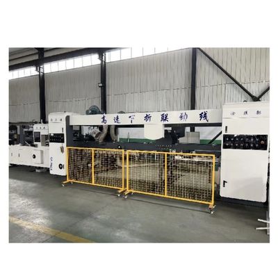 5500 KG Stampante flessibile automatico Slotter Die Cutter Inline Folder Gluer Machine For Corrugated Box Machine Ffg Case Making Machine