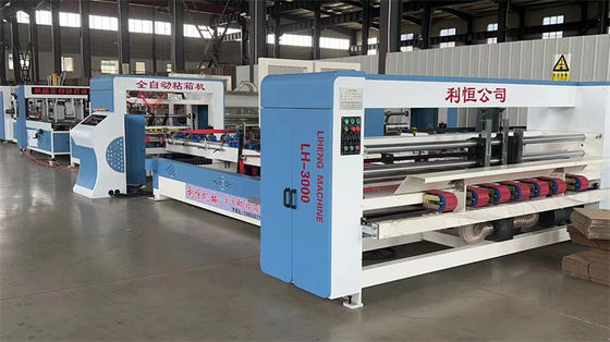 Precisione Cartuccio a corrugato completamente automatico Pizza Box Folder Gluer per la richiesta dei clienti