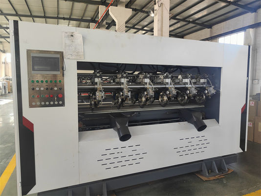 Macchina di taglio e punteggio a lama sottile Nc completamente automatica per la linea di produzione di scatole di pizza