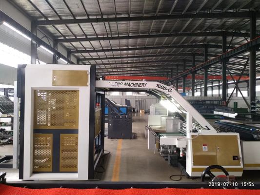 Velocità massima 6000 fogli/ora Macchina per la laminazione del cartone per scatole di cartone