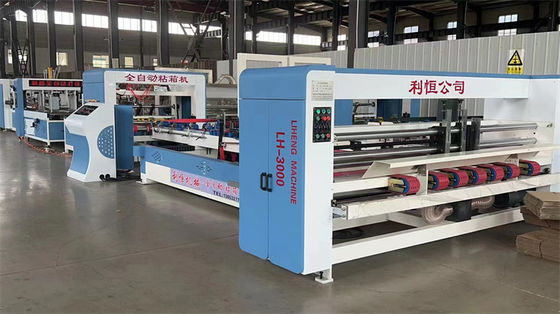 Colla di cartone ondulato automatico con stampa flessibile 16000*4300*1860mm