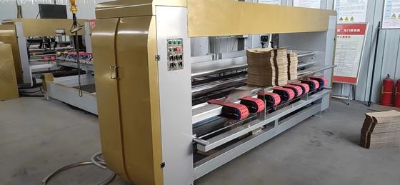 Macchina adesiva per scatole di cartone pieghevole automatica 16000*4300*1860mm Air Source Standard