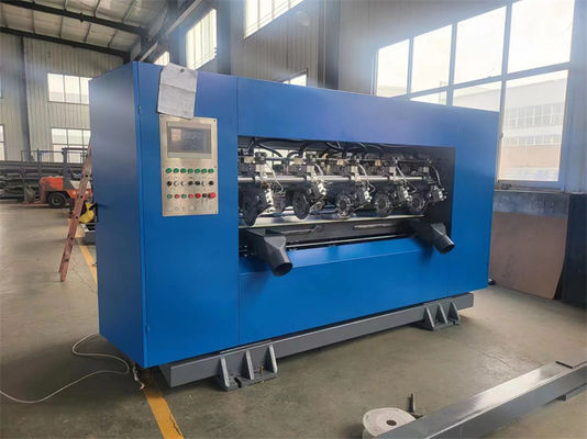 5500 KG Semi-automatica cartone ondulato Slitter Scorer Machine per negozio di alimenti