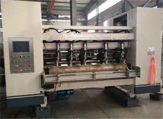 Semi-automatica slitter a lama sottile per cartone ondulato 5900x2100x2300mm