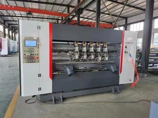 380V Voltage Thin Blade Slitter Scorer Machine per cartone ondulato