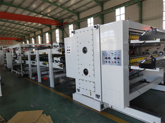12.5KW servo motore principale di guida cartone ondulato linea di produzione per gli acquirenti globali