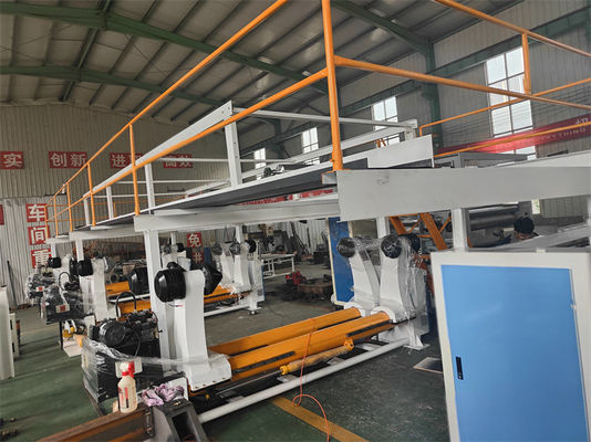 12.5KW servo motore principale di guida cartone ondulato linea di produzione per gli acquirenti globali