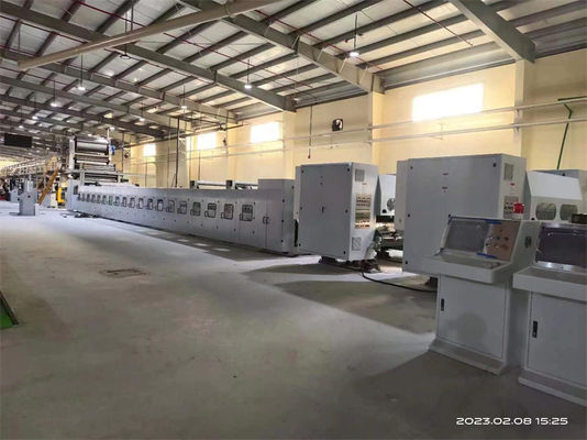 12.5KW servo motore principale di guida cartone ondulato linea di produzione per gli acquirenti globali