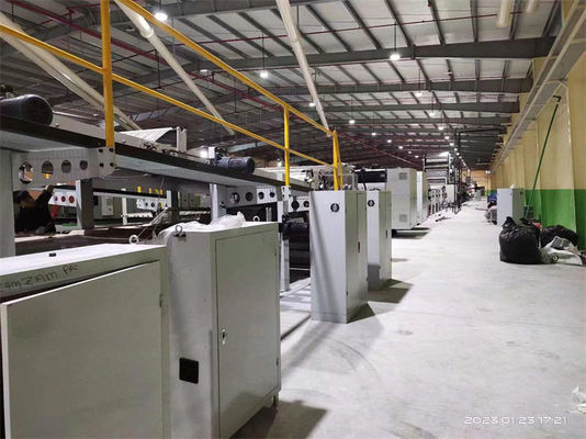 Lunghezza di taglio 300mm-9999mm 5 Ply cartone ondulato linea di produzione doppia parete cartone macchina di produzione