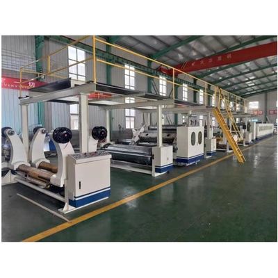 0.75KW Output orizzontale High Speed 5 Ply cartone ondulato Box linea di produzione
