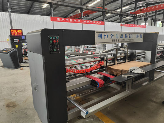 Colla di cartone automatico con azionamento elettrico per materiale di imballaggio in plastica