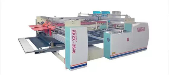 Adesivo per cartoni a doppio pezzo semiautomatico ad alta velocità per la collazione di cartoni a scatola ondulata