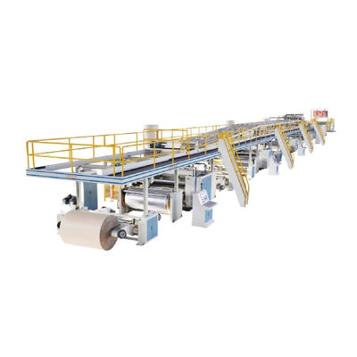 Linea di imballaggio elettrica per la produzione e l'imballaggio di scatole di cartone ondulato a 5 strati