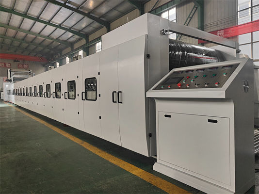 Linea di imballaggio elettrica per la produzione e l'imballaggio di scatole di cartone ondulato a 5 strati