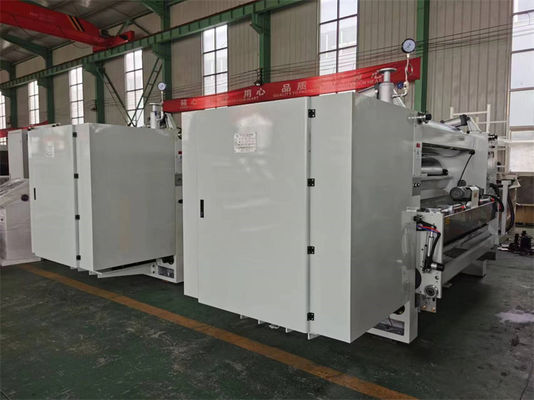 Macchina per la fabbricazione di cartoni ondulati monolivello automatico
