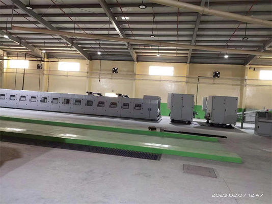 Impianto di produzione 12.5KW Servo motore principale motore linea di produzione di cartone ondulato