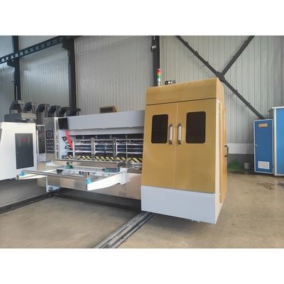 1000 KG Peso Alta velocità Flexo Stampa Slotter Die Cutter Machine 4 Colori per le aziende agricole