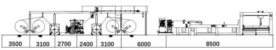 360C Corrugation Heavy Type Casette Modular Single Facer con riscaldamento a vapore e velocità