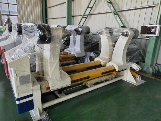 380V tensione idraulica senza albero mulino di rullo Stand per la produzione di cartone scatola di imballaggio