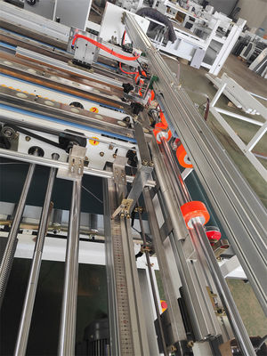 2800 KG Alta velocità semiautomatica doppi pezzi cartellone macchina adesiva per scatola ondulata