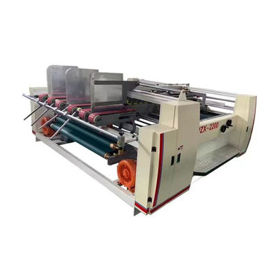 Colla di cartone semiautomatica azionata a motore elettrico per cartone a doppio pezzo a scatola ondulata