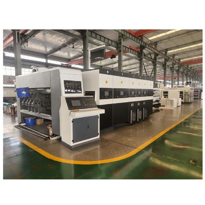 Fogli di cartone ondulato, stampa automatica ad alta velocità, macchina di taglio a fuso per la fabbricazione di scatole