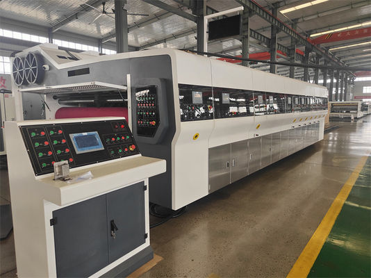 Macchina di taglio rotante a strisce per la stampa a colori a 4 colori completamente automatica Flexo