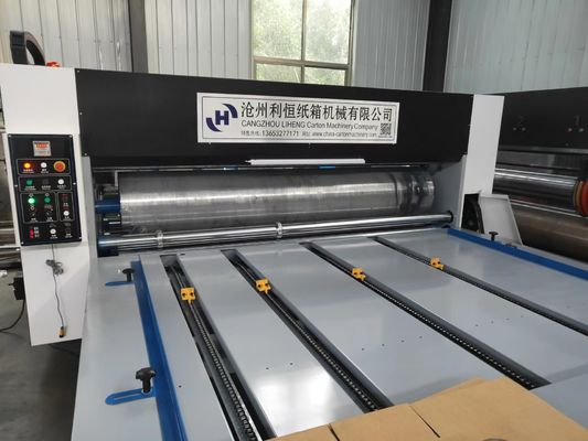 Versatile Flesso Catena di alimentazione Stampatrice rotante Slotter E Die Cutter Machine 1500 KG