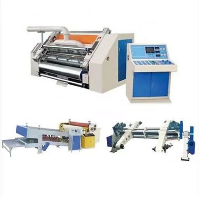 Materiale di imballaggio in legno due plies cartone ondulato rotolo o foglio singolo facce ondulazione linea di produzione