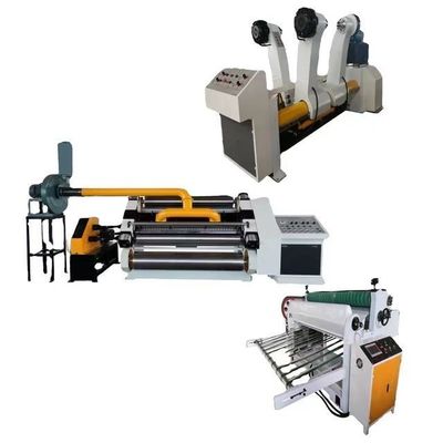 Macchine per la produzione di cartone ondulato a flauto a due strati di grado automatico