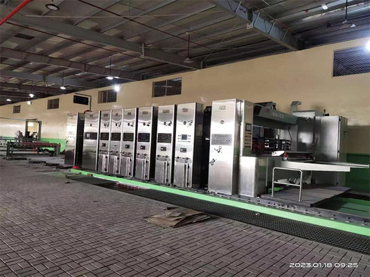 Linea di produzione di cartone ondulato 3/5/7 automatico per tipografie