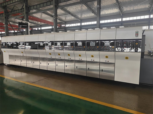 Stampa flessibile ad alta definizione automatica, taglio a fusoli rotativi con macchina di imballaggio