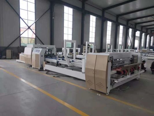 Voltage 380V macchina di formazione di carta per cartone ondulato scatola pieghevole tutto in una macchina