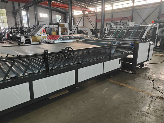 Macchina di laminazione a flauto a cartone ondulato semiautomatico ad alta produttività 13,5m x 2m x 2,9m