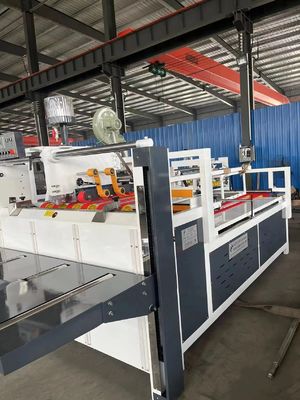 Min Dimensioni del cartone 600*300mm Semi-automatico due pezzi Folder Gluer