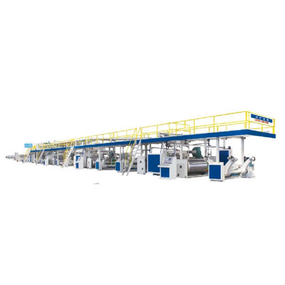 Facile da utilizzare 3 5 7 Linea di produzione di cartone ondulato a piega con uscita orizzontale