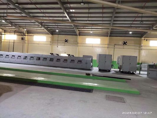 Linea di produzione di cartone ondulato elettrico/a vapore Taglio preciso per scatole