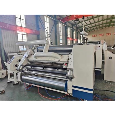 Linea di produzione di cartone senza dita per cartone di carta B C E F Macchina ondulata a flauto