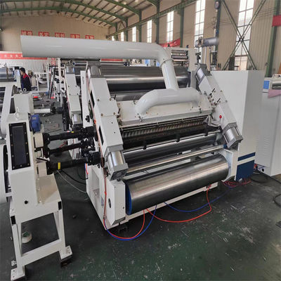6500 KG Macchina ondulata a singola faccia senza dita per rotoli e fogli di carta ondulata