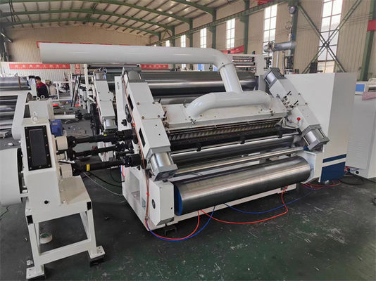 6500 KG Macchina ondulata a singola faccia senza dita per rotoli e fogli di carta ondulata