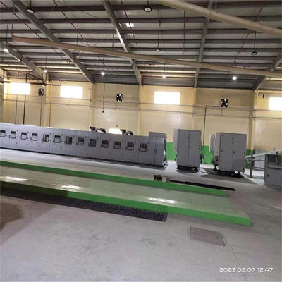 380V 1800mm 5 Ply carta ondulata linea cartone scatola
