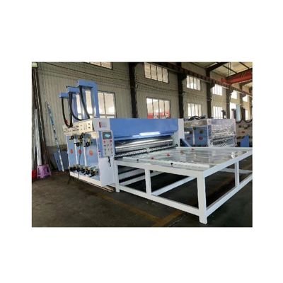 5000 KG Semi-automatica Catena di alimentazione Tipo Bicolore Stampa Slotting Die Cutting Machine