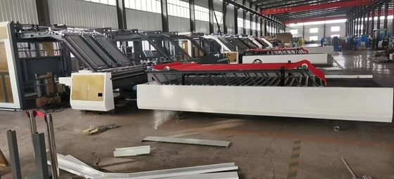 220V Pubblicità C Boxmac Semiautomatica Flute cartone ondulato scatola laminante macchina