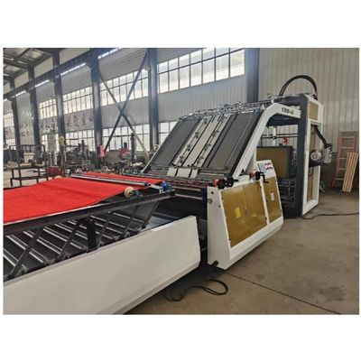 220V Pubblicità C Boxmac Semiautomatica Flute cartone ondulato scatola laminante macchina